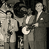 Buenos Aires, 1955: Ary com a sua orquestra e os cantores Ernani Filho e Sarah Rios.